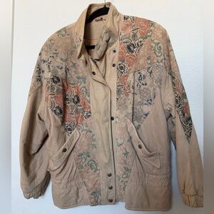 Preston & York Multicolor Patchwork Utility Jacket